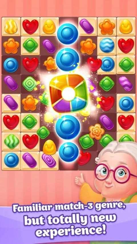 Candy Rush - Sweets House / match-3 game free screenshot 10