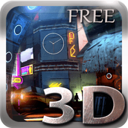 Futuristic City 3D Free lwp आइकन