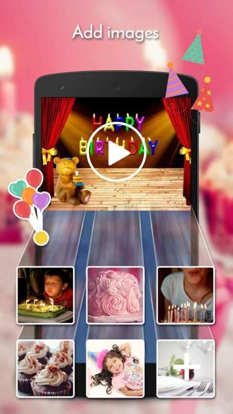 ** Birthday Slideshow Maker скриншот 4