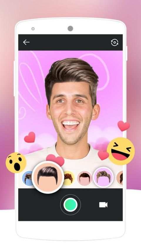 Hair Change Camera- Hair Style Photo Editor screenshot 1