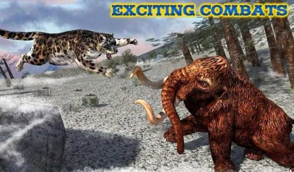 Forest Snow Leopard Sim screenshot 2