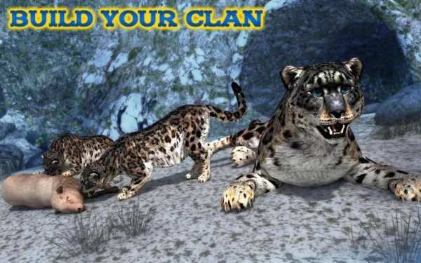 Forest Snow Leopard Sim скриншот 11
