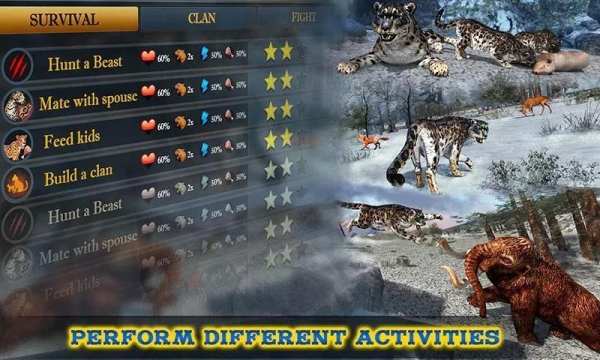 Forest Snow Leopard Sim скриншот 15
