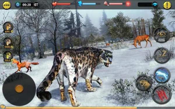 Forest Snow Leopard Sim скриншот 7