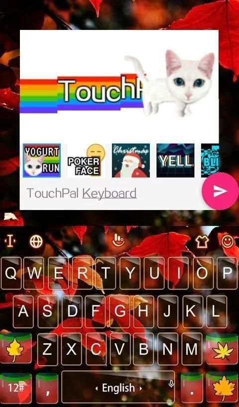 Late Autumn Keyboard Theme screenshot 2