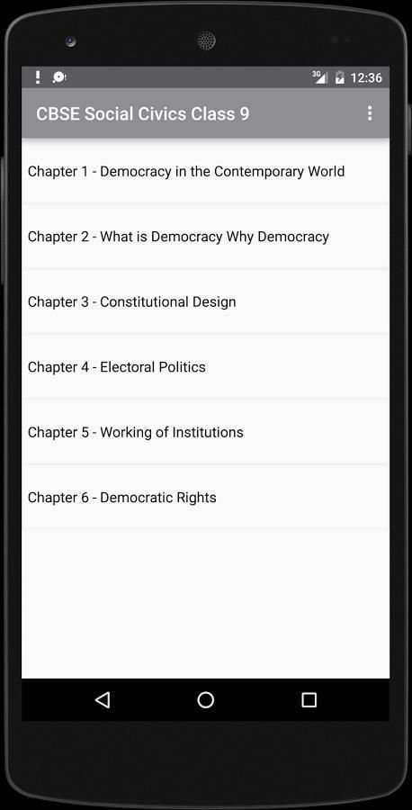 CBSE Social Civics Class 9 скриншот 2
