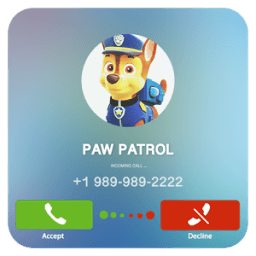 ikon Fake Call From Paw Patrol Free 2018
