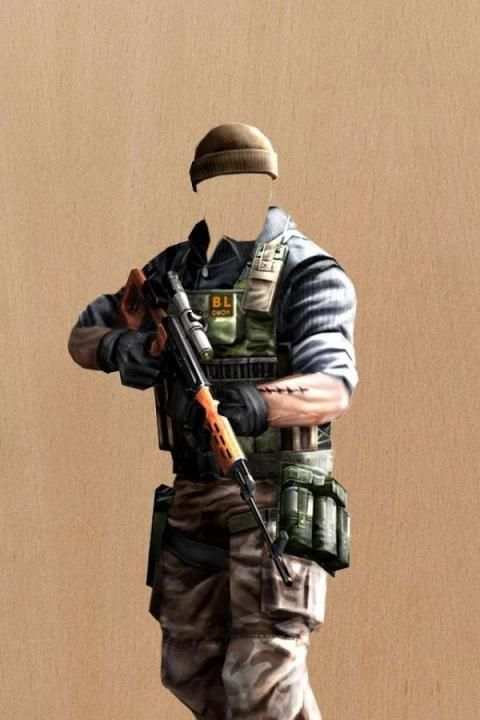 SWAT Man Photo Suit screenshot 2