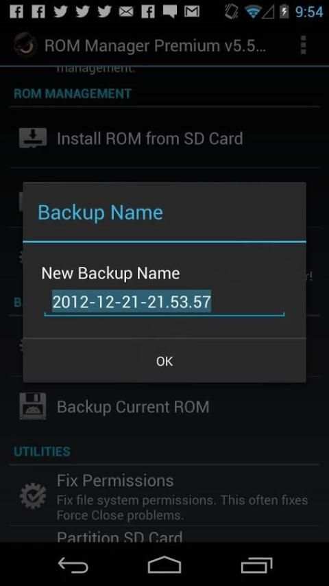 ROM Manager скриншот 3