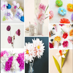 DIY Paper Flower Craft icon