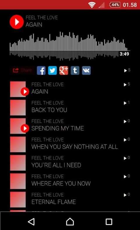 Mp3 Music Love Song screenshot 3
