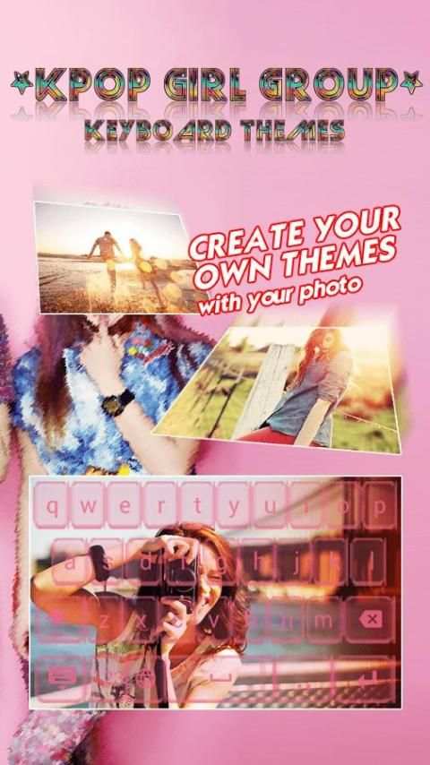 Kpop Girl Group Keyboard Themes screenshot 1