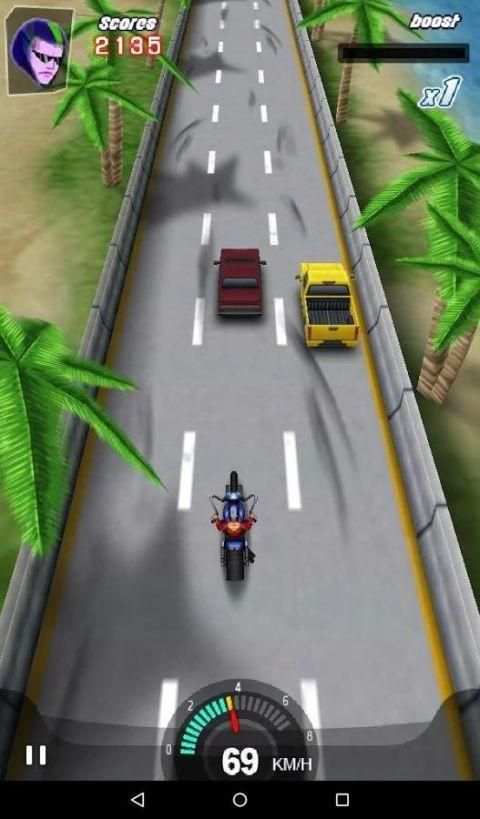 Moto Racing 3D Game screenshot 1
