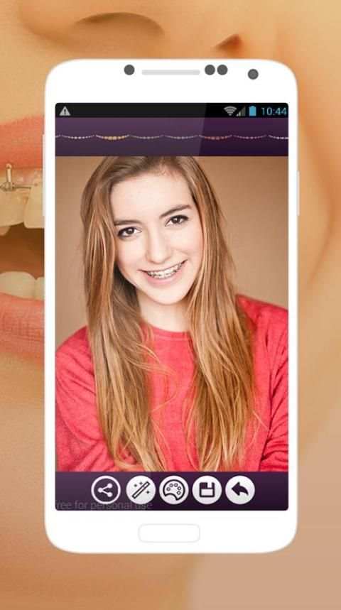 Braces Teeth Photo Editor скриншот 2