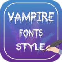 Vampire Fonts Style