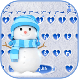 الثلج الثلج الشتاء موضوع لوحة المفاتيح Snow Winter أيقونة