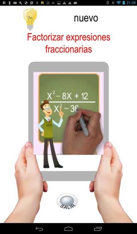 GeoGebra analizar expresión fraccionaria Naturales screenshot 1