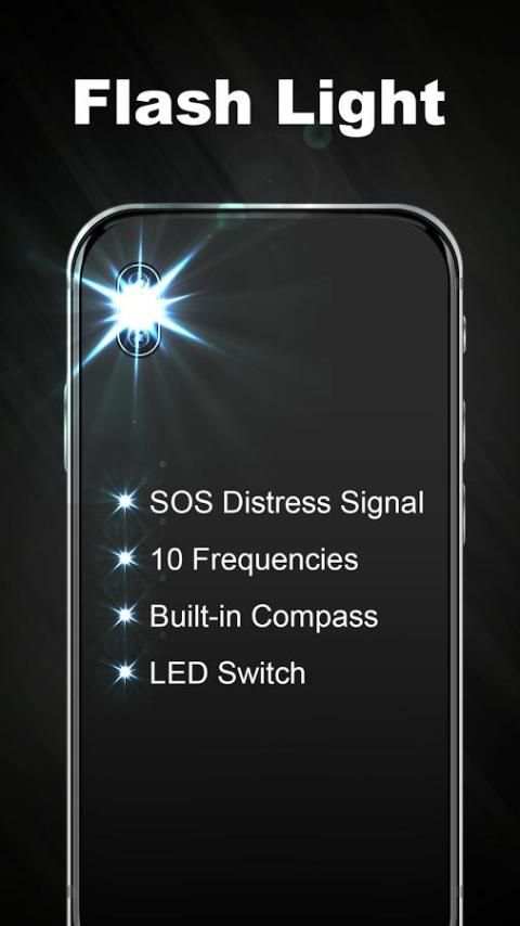 Flashlight - Bright Torch LED Light скриншот 4