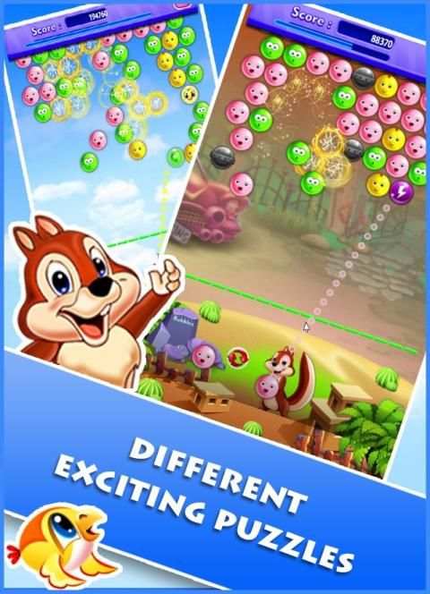 Birds Rescue Bubble Shooter screenshot 1