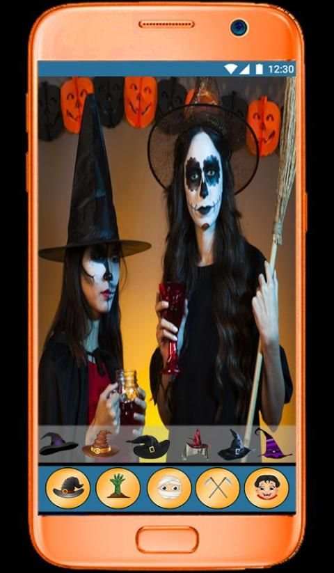 Halloween Makeup Face Changer 1 تصوير الشاشة