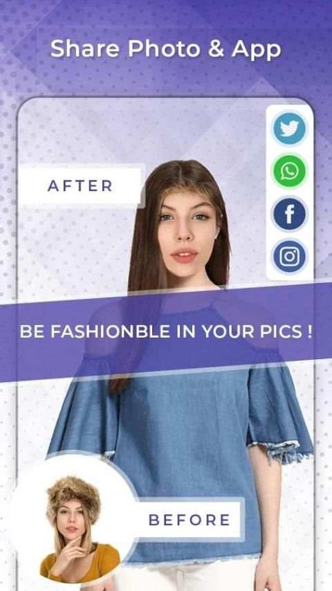 Girls Jeans Photo Suit Editor скриншот 2