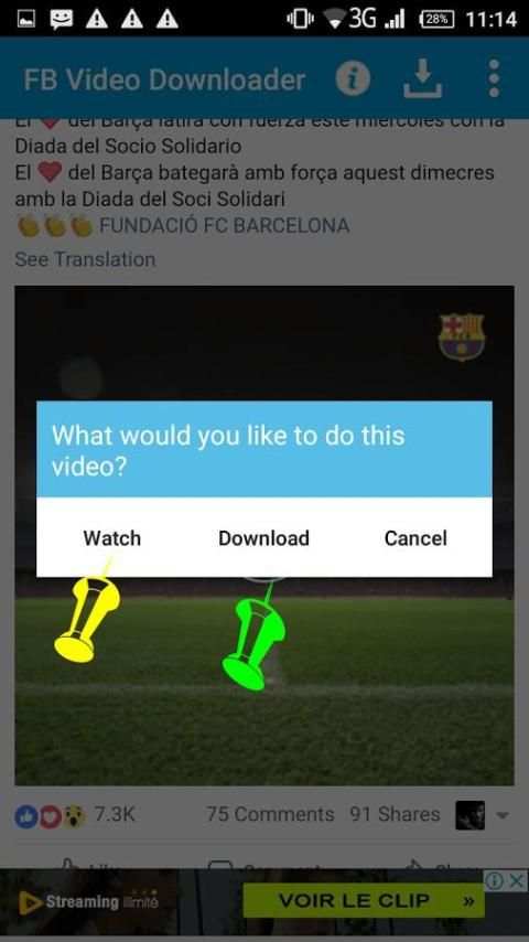 FB video download screenshot 1