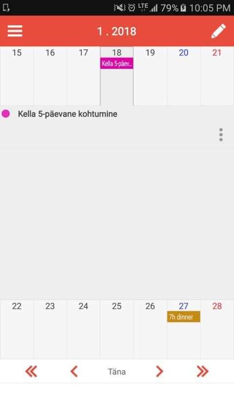 Lihtne Eesti Kalendar скриншот 6