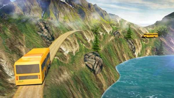 School Bus: Up Hill Driving स्क्रीनशॉट 4