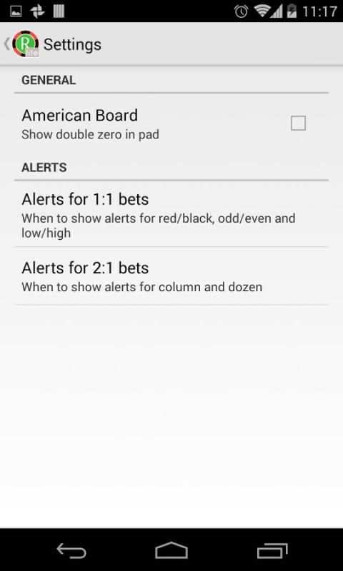 Roulette Advisor LITE 1 تصوير الشاشة
