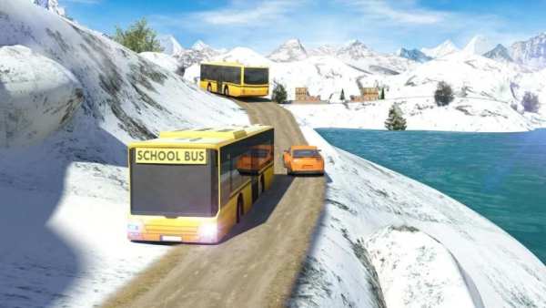 School Bus: Up Hill Driving स्क्रीनशॉट 2