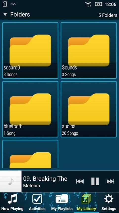 Neon Player - MP3 Music Player screenshot 4