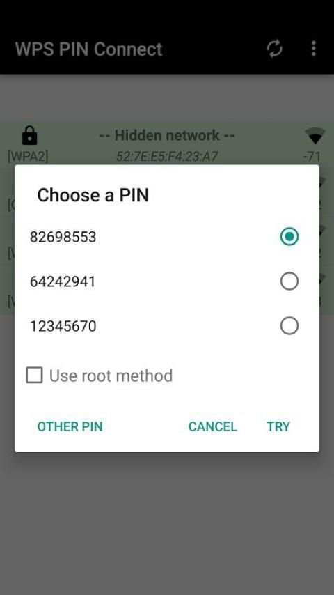 WPS PIN CONNECT screenshot 2