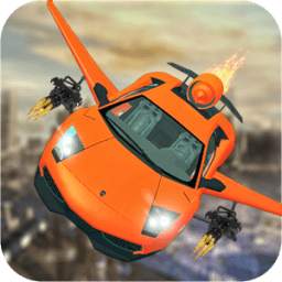 Flying Car Driving Stunt and Shooting Simulator
