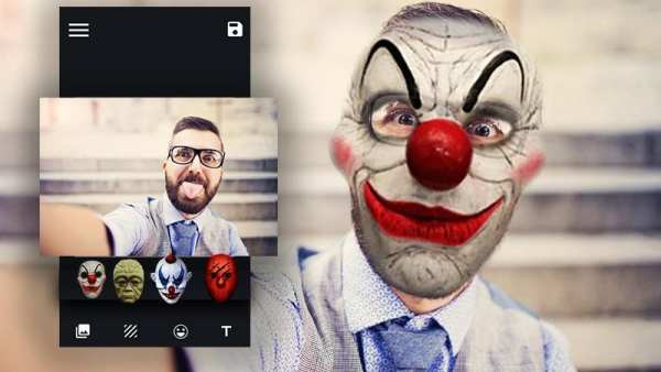 Jocker Mask Photo Maker скриншот 3