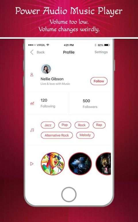 Power Audio Music Player 2 تصوير الشاشة
