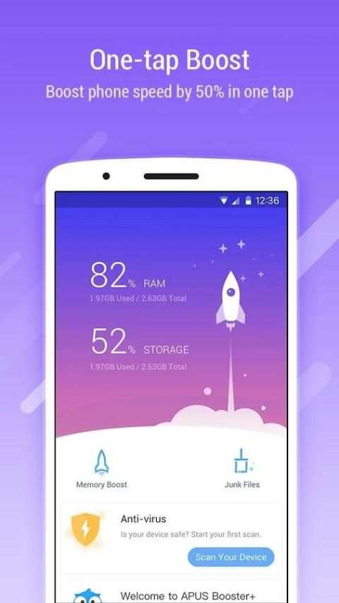 ForLazier Clean - Phone Boost, Clean, CPU cooler 5 تصوير الشاشة