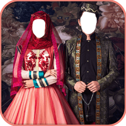 ikon Muslim Couple Photo Suit Editor