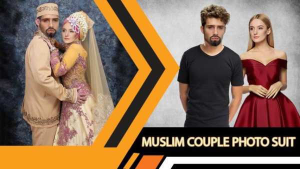 Muslim Couple Photo Suit Editor скриншот 1