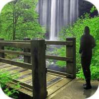 Waterfall Photo Frame