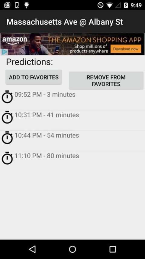 My MBTA Next Bus screenshot 2