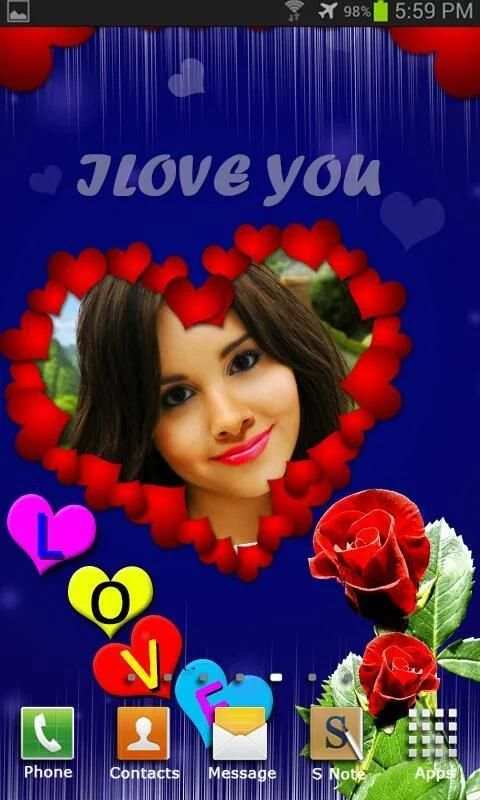 Love Photo Frames Animated LWP 2 تصوير الشاشة