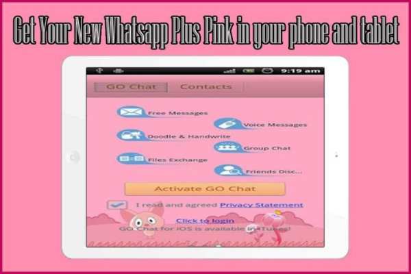 Guide for Whatsapp Plus Pink 2017 screenshot 1