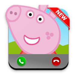 Pepa pig call game أيقونة