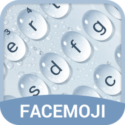 Water Drop Emoji Keyboard Theme for Facebook иконка