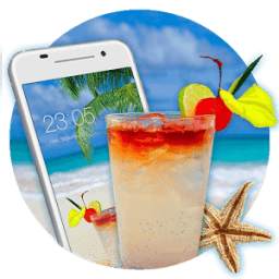 Hot Summer Theme: Tropical Sunny Beach wallpaper