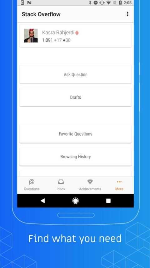 Stack Overflow 1 تصوير الشاشة