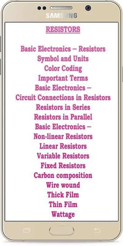 Basic Of Electronics screenshot 5