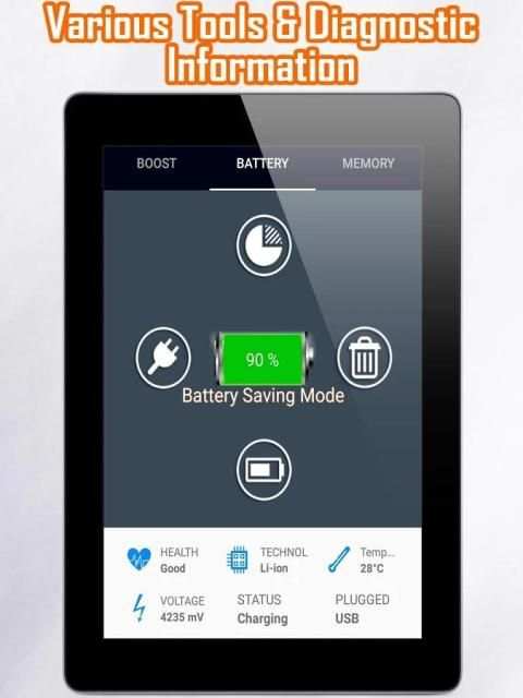 Battery Power Doctor Diagnostics with Task Manager screenshot 4
