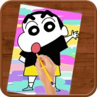 How to Drawing :Shinchan