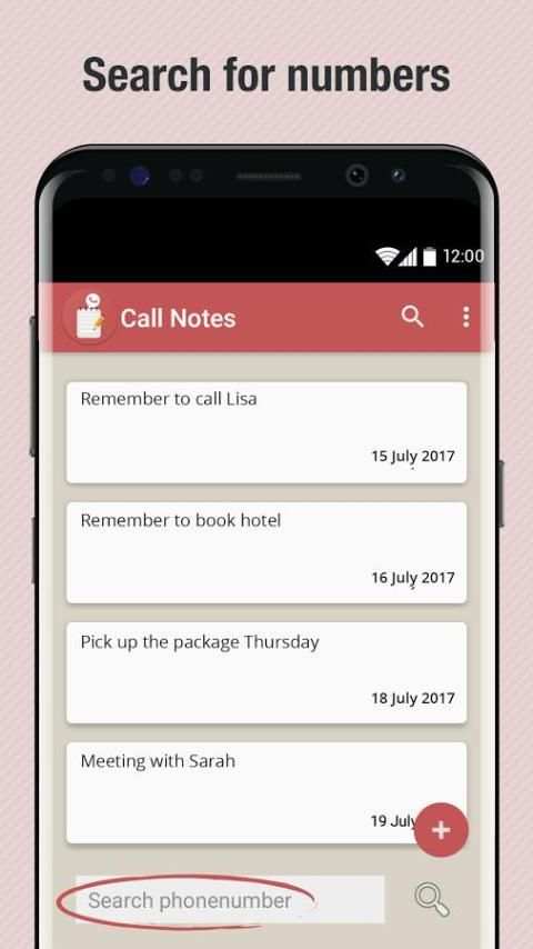 Call Notes screenshot 1